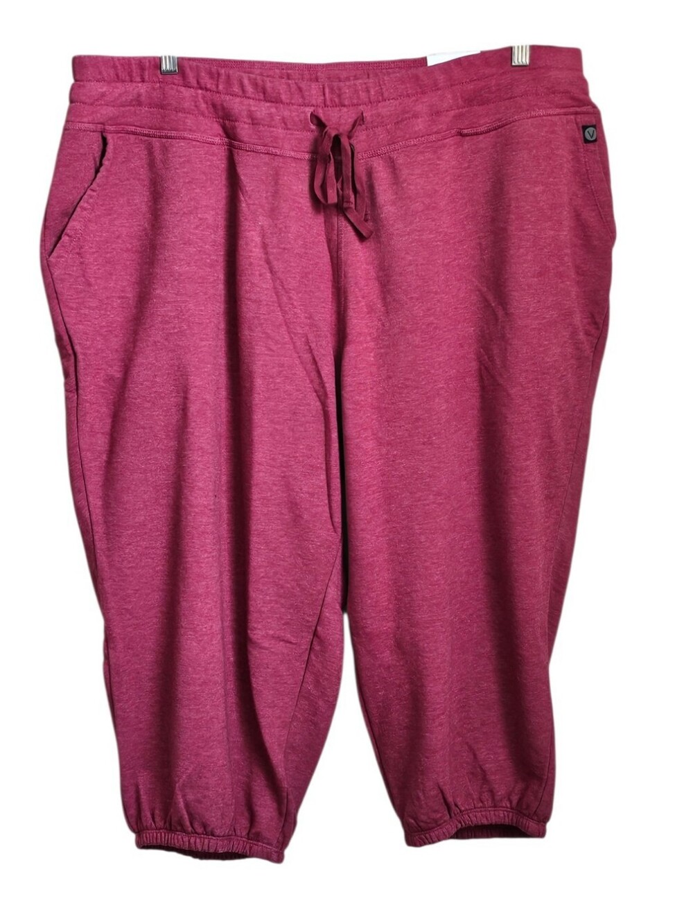 Lane Bryant Heathered Magenta Drawstring Joggers 22/24